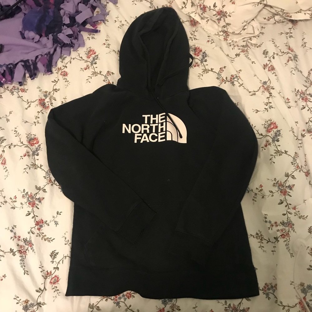Black north face sweatshirt